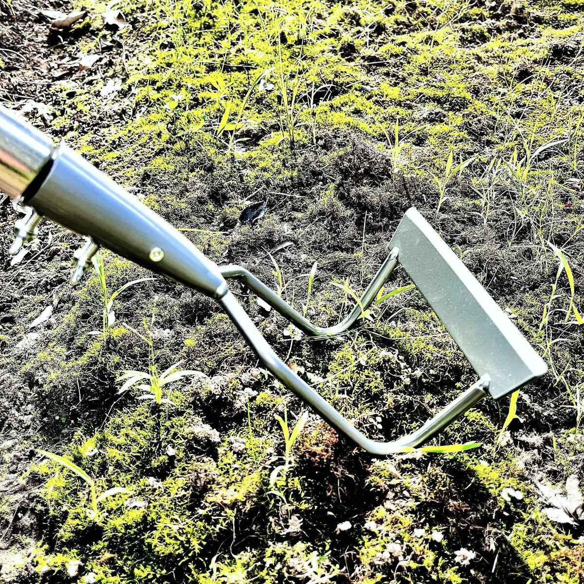 Rastrillo para jardinería, pala para césped, huerto, desbrozadora agrícola, azada para desbrozar suelos blandos, borde transversal, nuevo producto.