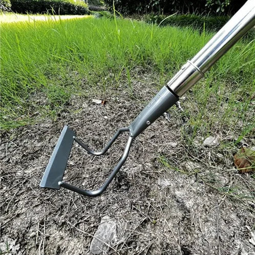 Rastrillo para jardinería, pala para césped, huerto, desbrozadora agrícola, azada para desbrozar suelos blandos, borde transversal, nuevo producto.