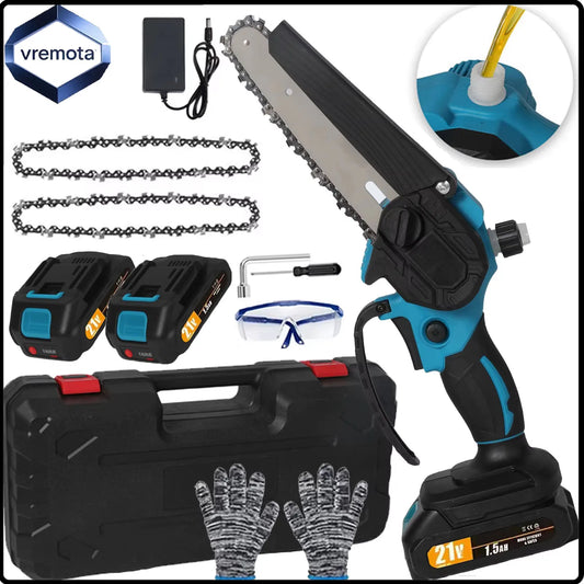 Mini motosierra inalámbrica 6" 550W | Compatible Makita 21V