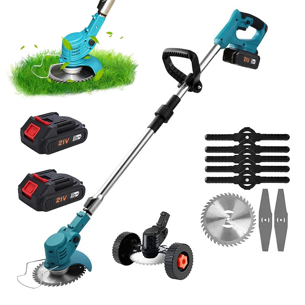 Cortacésped inalámbrico telescópico 21V | Compatible Makita