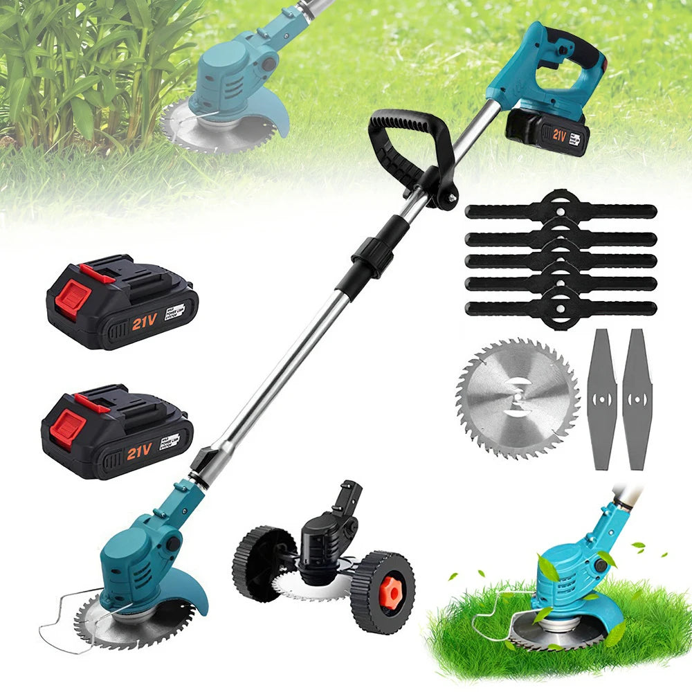 Cortacésped inalámbrico telescópico 21V | Compatible Makita