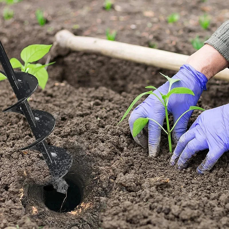 Broca espiral para plantar con taladro | Jardín