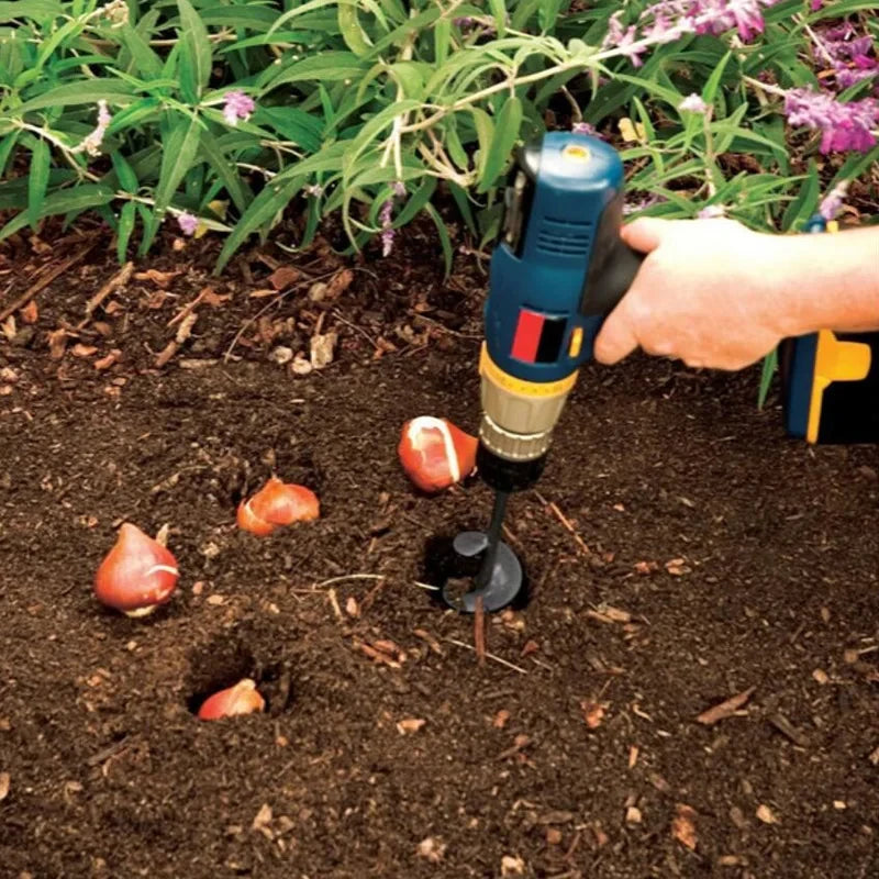 Broca espiral para plantar con taladro | Jardín