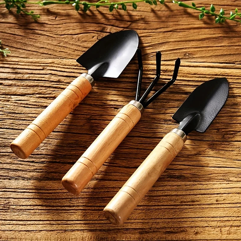 Kit de jardinería 3 piezas para macetas y huerto