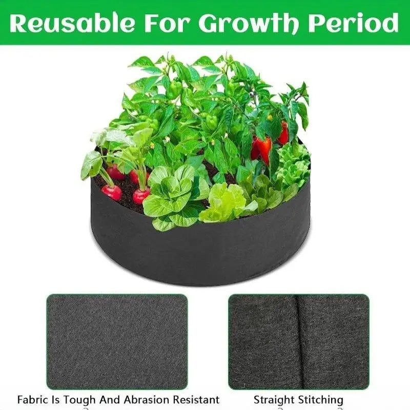 Bolsa de cultivo de fieltro transpirable | Jardín y huerto