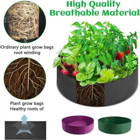 Bolsa de cultivo de fieltro transpirable | Jardín y huerto