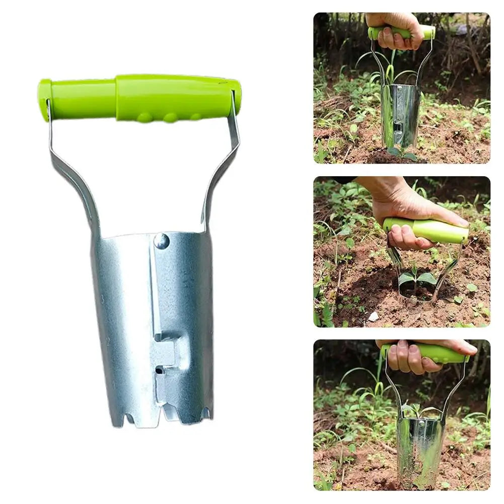 Trasplantadora de jardín, máquina de plantación manual, piezas para jardinería, herramienta extractora de trasplante de plántulas y flores para jardinería y agricultura